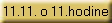 11.11. o 11.hodine